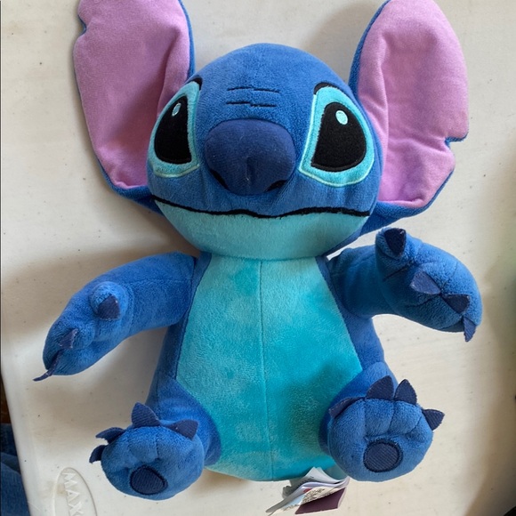 Disney Other - LARGE!! Disney’s Lilo & Stitch 14”Character Blue Plush Stuffed Animal (A4)
